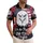 America 250th: We the People 1776 Distressed Eagle Flag Tropical Hibiscus Plumeria Short-sleeve Hawaiian Shirt - 1
