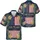USA 250th Birthday Distressed Flag Tropical Palm Gold Scrollwork Stars Short-sleeve Hawaiian Shirt - 3