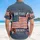 America 250th Anniversary Distressed Flag Tropical Palm Hibiscus Patriotic 1776-2026 Short-sleeve Hawaiian Shirt - 5