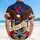 America 250th Semiquincentennial: Soaring Eagle, Hibiscus, Stars & Stripes Design Short-sleeve Hawaiian Shirt - 5