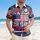 America 250th Anniversary: We the People Flag Tropical Hibiscus Plumeria 1776-2026 Short-sleeve Hawaiian Shirt - 4