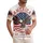 America 250th Birthday Patriotic Bald Eagle Flag Emblem, Est. 1776 Tribute Short-sleeve Hawaiian Shirt - 1