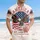 America 250th Birthday Patriotic Bald Eagle Flag Emblem, Est. 1776 Tribute Short-sleeve Hawaiian Shirt - 4