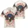 America 250th Birthday Patriotic Bald Eagle Flag Emblem, Est. 1776 Tribute Short-sleeve Hawaiian Shirt - 3