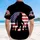 America 250th Bigfoot Silhouette Vintage Flag Pine Hills Est. 1776 Patriotic Short-sleeve Hawaiian Shirt - 5