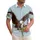 250th Anniversary Eagle Frog Flag Hawaiian Patriotic Americana Est. 1776 Short-sleeve Hawaiian Shirt - 1
