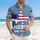 USA 250th Anniversary: Patriotic Hawaiian Shark Flag, AMERICA 250 YEARS Short-sleeve Hawaiian Shirt - 4