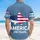 USA 250th Anniversary: Patriotic Hawaiian Shark Flag, AMERICA 250 YEARS Short-sleeve Hawaiian Shirt - 5