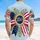 USA 250th Birthday Patriotic Hawaiian Flag Bow Gold '250' Medallion Leaves Short-sleeve Hawaiian Shirt - 5