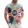 USA 250th Birthday Patriotic Hawaiian Flag Bow Gold '250' Medallion Leaves Short-sleeve Hawaiian Shirt - 1