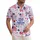 USA 250th Anniversary Patriotic Flag Heart Freedom Text Hawaiian Star Pattern Short-sleeve Hawaiian Shirt - 1