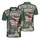 America 250th Anniversary Distressed Flag Liberty Eagle Bell 1776 Tropical Emblem Men's Polo Shirt (Lightweight) - 3