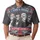 America 250th Birthday Celebration 1776-2026 Historical Figures Patriotic Tropical Illustration Men's Polo Shirt (Lightweight) - 1