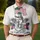 USA 250th Birthday Colonial Frog Penny-Farthing Betsy Ross Flag Polo Heritage Men's Polo Shirt (Lightweight) - 4
