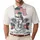 USA 250th Birthday Colonial Frog Penny-Farthing Betsy Ross Flag Polo Heritage Men's Polo Shirt (Lightweight) - 1