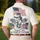 USA 250th Birthday Colonial Frog Penny-Farthing Betsy Ross Flag Polo Heritage Men's Polo Shirt (Lightweight) - 5