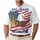 America's 250th Anniversary Bald Eagle Statue Liberty Waving US Flag 1776-2026 Men's Polo Shirt (Lightweight) - 1