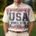 USA 250th Anniversary: Patriotic Distressed Collegiate USA 1776 Star-Spangled Polo Design Men's Polo Shirt (Lightweight) - 4