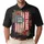 USA 250th Birthday Patriotic Polo Distressed Flag 1776 Grunge Stars Design Men's Polo Shirt (Lightweight) - 1