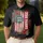 USA 250th Birthday Patriotic Polo Distressed Flag 1776 Grunge Stars Design Men's Polo Shirt (Lightweight) - 4