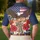 America 250th Birthday Bald Eagle Liberty Bell Tropical Floral Patriotic Commemoration Men's Polo Shirt (Lightweight) - 5