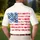 USA 250th Anniversary: Patriotic Floral Flag with Star Blooms & Poppy Stripes Men's Polo Shirt (Lightweight) - 5