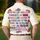 America 250th Anniversary: Inspirational Tropical Floral Ivory Gold 1776-2026 Men's Polo Shirt (Lightweight) - 5
