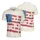 USA 250th Anniversary Floral Flag: Daisy Blue Crimson White Golden Yellow Men's Polo Shirt (Lightweight) - 3