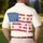 USA 250th Anniversary Floral Flag: Daisy Blue Crimson White Golden Yellow Men's Polo Shirt (Lightweight) - 5