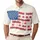 USA 250th Anniversary Floral Flag: Daisy Blue Crimson White Golden Yellow Men's Polo Shirt (Lightweight) - 1