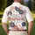 America 250th Anniversary 1776 Polo Patriotic Tropical Red White Blue Gold Men's Polo Shirt (Lightweight) - 5