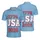 America 250th Anniversary 1776 USA 2026 Patriotic Stars Tropical Denim Blue Men's Polo Shirt (Lightweight) - 3