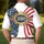 USA 250th Anniversary Patriotic Polo Bow with Jewel 250 Emblem Gold Stars Red Stripes Men's Polo Shirt (Lightweight) - 5