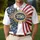 USA 250th Anniversary Patriotic Polo Bow with Jewel 250 Emblem Gold Stars Red Stripes Men's Polo Shirt (Lightweight) - 4