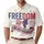 America 250th Freedom Stars Banner 1776 2026 Patriotic Stripes Tropical Motif Men's Polo Shirt (Lightweight) - 1