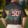 USA 250th Anniversary: Patriotic Distressed 250 Stars Stripes, Golden Wings, Independence 1776 Men's Polo Shirt (Lightweight) - 5