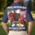 Proud American Mom Bald Eagle Flag Peonies 250th Anniversary 1776 2026 Men's Polo Shirt (Lightweight) - 5