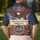 America 250th Eagle Immigrant Legacy Tropical Hibiscus Palm 1776-2026 Design Men's Polo Shirt (Lightweight) - 5