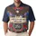 America 250th Eagle Immigrant Legacy Tropical Hibiscus Palm 1776-2026 Design Men's Polo Shirt (Lightweight) - 1