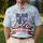 America 250th Birthday Patriotic Cowboy Boots Red White Blue Fireworks 1776 2026 Men's Polo Shirt (Lightweight) - 4