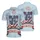 America 250th Birthday Patriotic Cowboy Boots Red White Blue Fireworks 1776 2026 Men's Polo Shirt (Lightweight) - 3