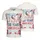 America 250th Anniversary USA Floral Letter Patriotic Ribbon Tropical Commemoration Men's Polo Shirt (Lightweight) - 3