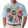 USA 250th Birthday Patriotic Polo Flag Bow Gold '250' Medallion Leaves Men's Polo Shirt (Lightweight) - 1