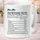 Personalized Mom Nutritional Facts Mug, Custom Best Mom Ever Coffee Cup, Funny Mother's Day Gift with Name, Unique Mommy Birthday Present - 4