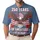 America 250th: Patriotic Eagle Flag & Hibiscus Tropical 1776-2026 Heritage Men's Polo Shirt (Lightweight) - 1