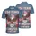 America 250th: Patriotic Eagle Flag & Hibiscus Tropical 1776-2026 Heritage Men's Polo Shirt (Lightweight) - 3