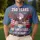 America 250th: Patriotic Eagle Flag & Hibiscus Tropical 1776-2026 Heritage Men's Polo Shirt (Lightweight) - 4