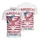 America 250th Anniversary 1776-2026 Bald Eagle American Flag Patriotic Tropical Men's Polo Shirt (Lightweight) - 3