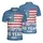 Patriotic 250th Anniversary: Distressed Flag 1776 We The People 2026 Semiquincentennial Men's Polo Shirt (Lightweight) - 3