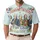 Founding Fathers Fan Club 1776 America 250th Birthday Polo Plumeria Men's Polo Shirt (Lightweight) - 1